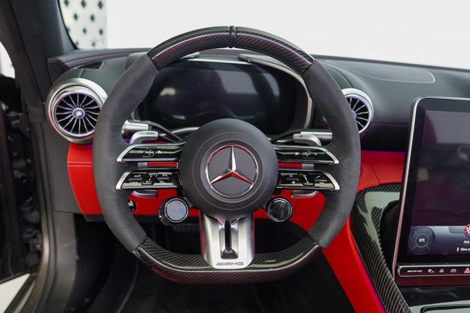 Used Mercedes-Benz SL-Class AMG 43 AMG IV (R232), 2.0 l, 2022 in Dubai by Exotic Cars, Grey color. Other | AUTO.AE