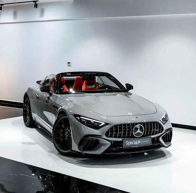 Used Mercedes-Benz SL-Class AMG 63 AMG IV (R232), 4.0 l, 2022 in Dubai by Special Art Motors, Grey color. European Specs | AUTO.AE