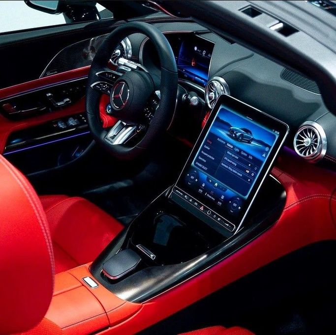 Used Mercedes-Benz SL-Class AMG 63 AMG IV (R232), 4.0 l, 2022 in Dubai by Special Art Motors, Grey color. European Specs | AUTO.AE