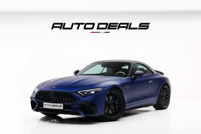 Новый Mercedes-Benz SL-Class AMG 63 AMG IV (R232), 4.0 л, 2023 в Дубае от AUTO DEALS Синий цвет. Европейская | AUTO.AE