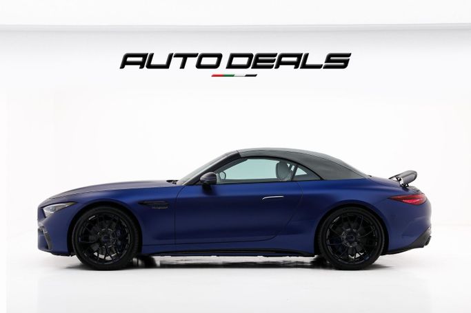 Новый Mercedes-Benz SL-Class AMG 63 AMG IV (R232), 4.0 л, 2023 в Дубае от AUTO DEALS Синий цвет. Европейская | AUTO.AE