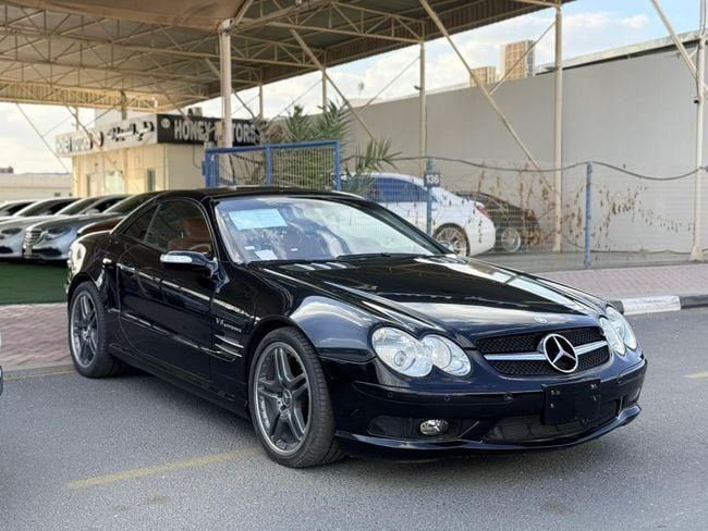 Подержанный Mercedes-Benz SL-Class AMG 55 AMG II (R230), 5.4 л, 2004 в Дубае от HONEY Motors FZCO Черный цвет. Японская | AUTO.AE