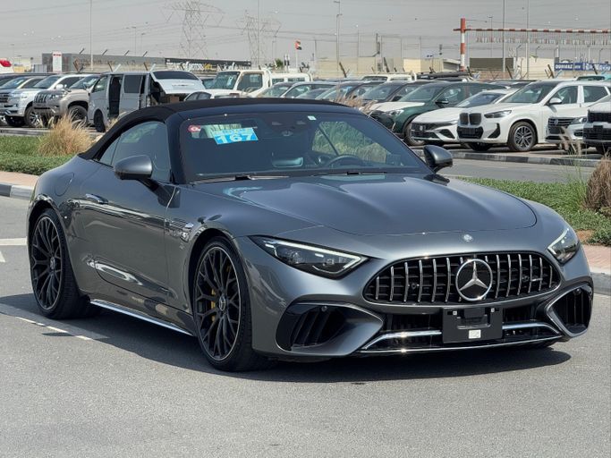 مستعملة ⁦Mercedes-Benz SL-Class AMG 63 AMG IV (R232)، 4.0 l، 2023⁩ في في الإمارات, دبي من MY MOTORS FZE، اللون رمادي. المواصفات اليابانية | AUTO.AE | إعلان #288665