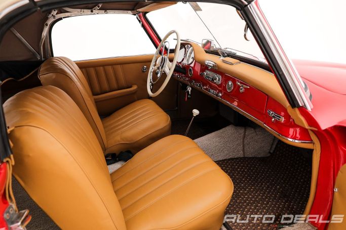 Used Mercedes-Benz SL-Class 190 I (R121), 1.9 l, 1957 in Dubai by AUTO DEALS, Red color. European Specs | AUTO.AE