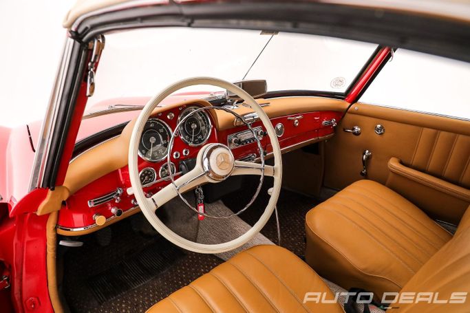 Used Mercedes-Benz SL-Class 190 I (R121), 1.9 l, 1957 in Dubai by AUTO DEALS, Red color. European Specs | AUTO.AE