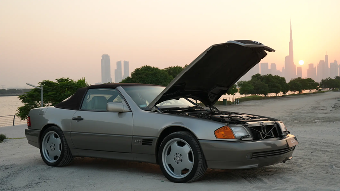 Подержанный Mercedes-Benz SL-Class 600 IV (R129), 6.0 л, 1994 в Дубае от KAM CAR VINTAGE Серый цвет.  | AUTO.AE | Объявление #245221