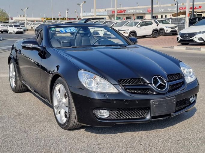 Used Mercedes-Benz SLK-Class 350 III (R172), 3.5 l, 2011 in Dubai by Saeed Auto, Black color. Japanese Specs | AUTO.AE