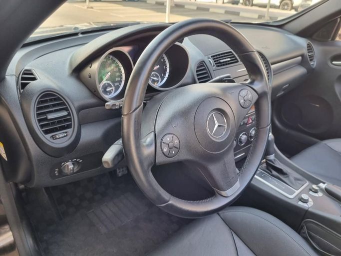 Used Mercedes-Benz SLK-Class 350 III (R172), 3.5 l, 2011 in Dubai by Saeed Auto, Black color. Japanese Specs | AUTO.AE