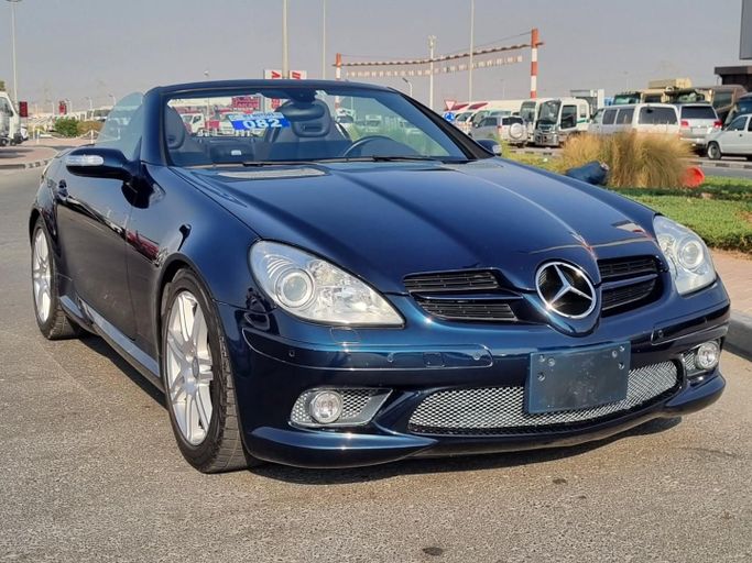 Подержанный Mercedes-Benz SLK-Class 350 II (R171), 3.5 л, 2005 в Дубае от Saeed Auto Тёмно-синий цвет. Японская | AUTO.AE