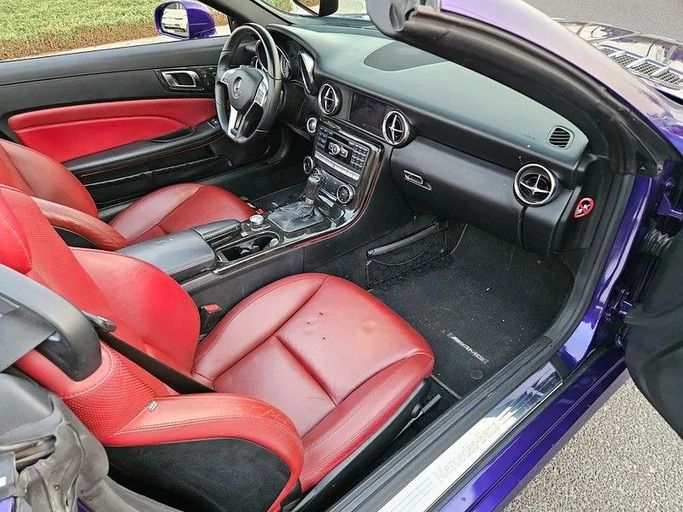 Used Mercedes-Benz SLK-Class 350 III (R172), 3.5 l, 2012 in Dubai by Irfan Motors, Purple color. GCC Specs | AUTO.AE