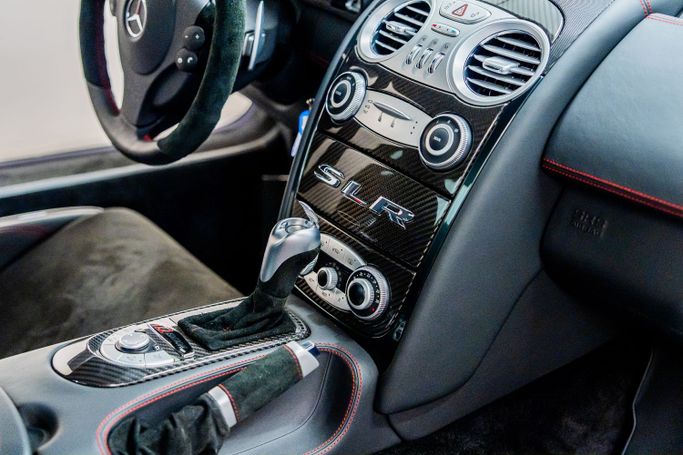 New Mercedes-Benz SLR McLaren 722, 5.4 l, 2007 in Dubai, Silver color. European Specs | AUTO.AE