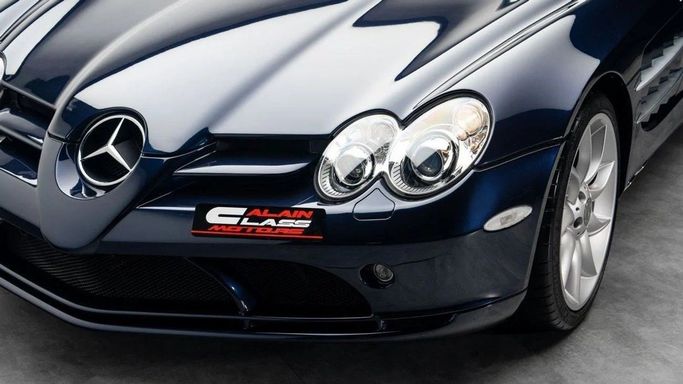 Used Mercedes-Benz SLR McLaren  , 5.4 l, 2006 in Dubai by Al Ain Class Motors, Blue color. GCC Specs | AUTO.AE