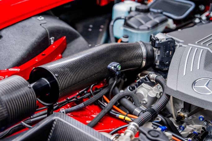 New Mercedes-Benz SLS AMG GT, 6.2 l, 2011 in Dubai, Red color. European Specs | AUTO.AE