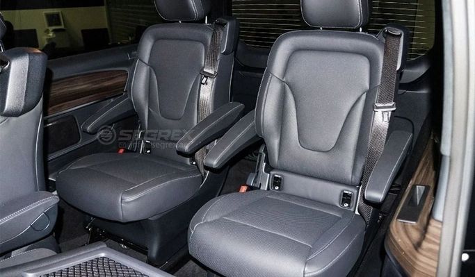 New Mercedes-Benz V-Class 300 III (W447) Facelift 2, 1.9 l, 2023 in Dubai by Segrex Auto, Black color. European Specs | AUTO.AE