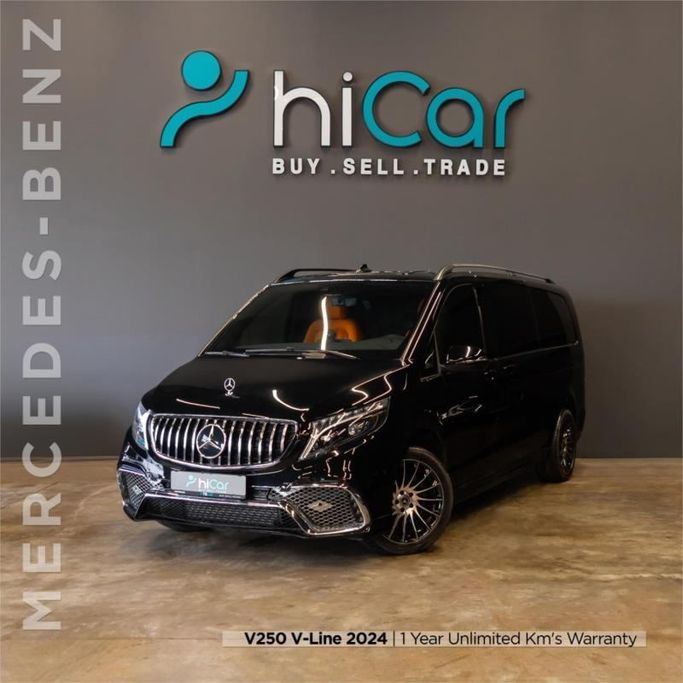 Used Mercedes-Benz V-Class 250 III (W447) Facelift, 2.0 l, 2024 in Dubai by Hi Car Approved Pre-Owned Cars Showroom, Black color. GCC Specs | AUTO.AE | Listing #264520