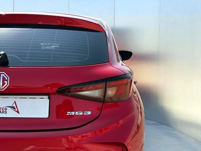 Used MG 3 III, 1.5 l, 2025 in Dubai by Andaleeb Cars, Red color. GCC Specs | AUTO.AE