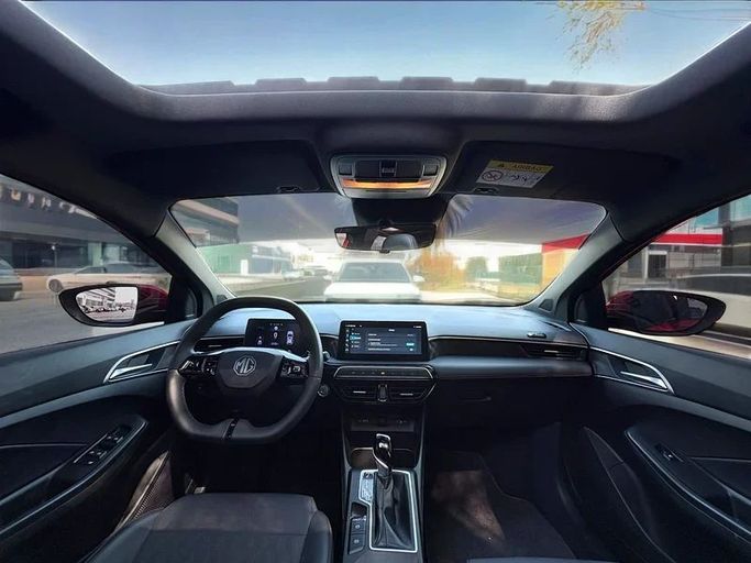 Used MG 3 III, 1.5 l, 2025 in Dubai by Andaleeb Cars, Red color. GCC Specs | AUTO.AE