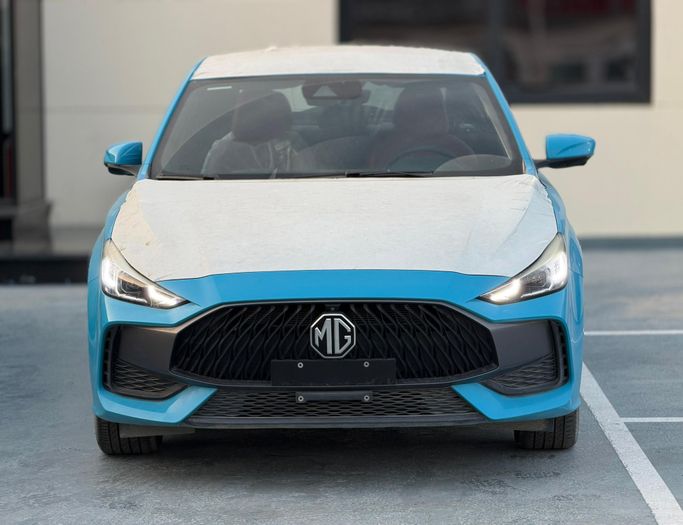 New MG 5 (GT) II, 1.5 l, 2023 in Dubai by Titanium Cars, Light Blue color. GCC Specs | AUTO.AE | Listing #263275