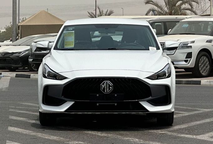 New MG 5 (GT) II, 1.5 l, 2025 in Dubai by ADDRESS MOTORS, White color. GCC Specs | AUTO.AE | Listing #265880