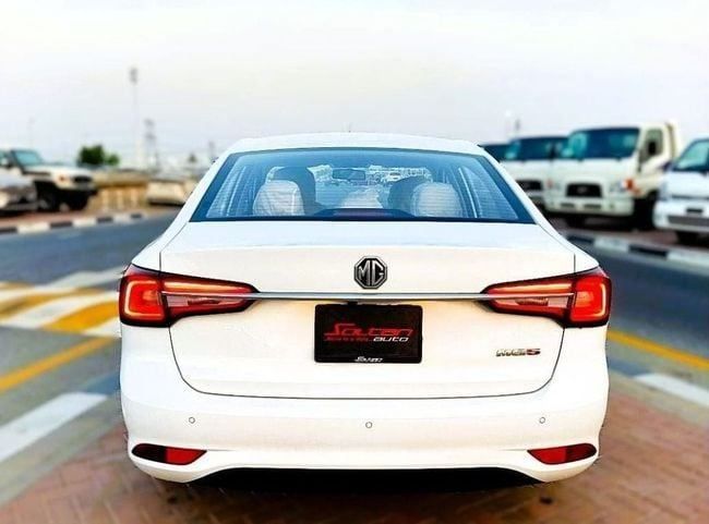 New MG 5 I Facelift, 1.5 l, 2023 in Dubai by Soltan Auto, White color. GCC Specs | AUTO.AE
