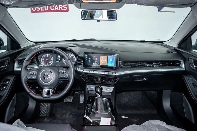 New MG 5 II Facelift, 1.5 l, 2025 in Dubai by AG Motors, Black color. GCC Specs | AUTO.AE