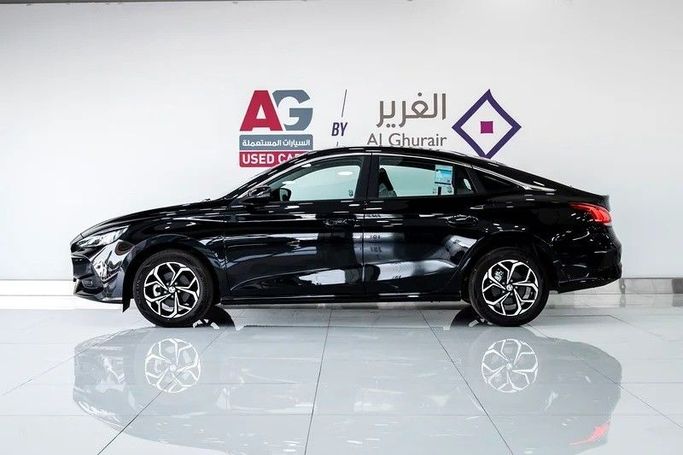 New MG 5 II Facelift, 1.5 l, 2025 in Dubai by AG Motors, Black color. GCC Specs | AUTO.AE