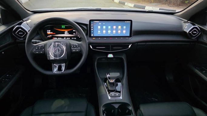 New MG 5 II Facelift, 1.5 l, 2025 in Dubai by Passion Motors, White color. Chinese Specs | AUTO.AE