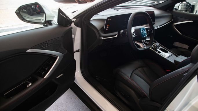 New MG 7, 2.0 l, 2025 in Dubai by Dresden Motors, White color. Chinese Specs | AUTO.AE