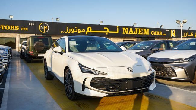 جديدة MG 7, 1.5 l, 2025 في في دبي من GT MOTORS، اللون أبيض. المواصفات الصينية | AUTO.AE | إعلان #273428