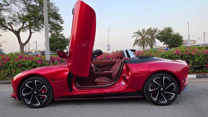 New MG Cyberster, 2023 in Dubai by Passion Motors, Maroon color. Other | AUTO.AE
