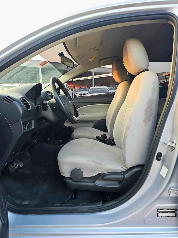 New Mitsubishi Attrage I Facelift, 1.2 l, 2021 in Dubai by SK Motors, Silver color. GCC Specs | AUTO.AE