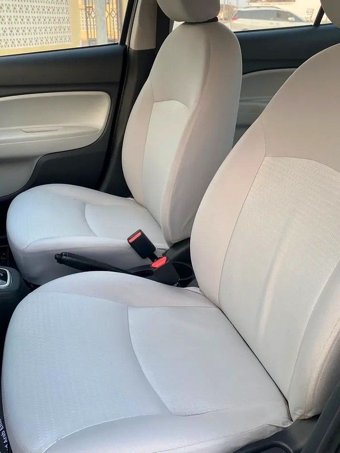 Used Mitsubishi Attrage I Facelift, 1.2 l, 2022 in Dubai by F1 Motors, White color. GCC Specs | AUTO.AE