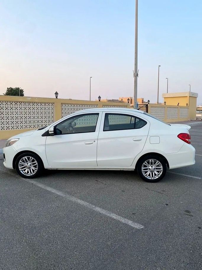 Used Mitsubishi Attrage I Facelift, 1.2 l, 2022 in Dubai by F1 Motors, White color. GCC Specs | AUTO.AE