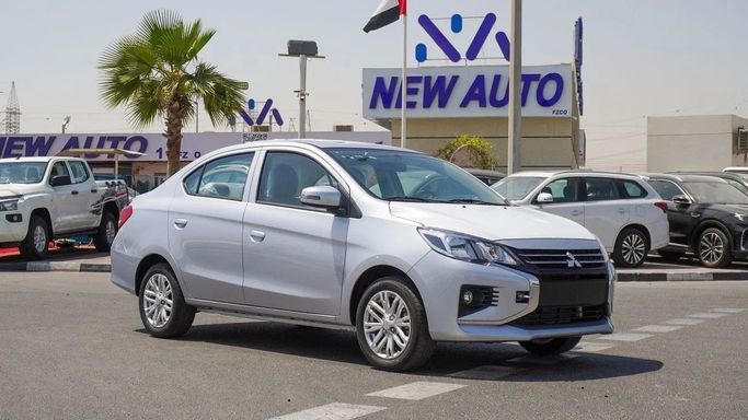 جديدة Mitsubishi Attrage أنا شد الوجه, 1.2 l, 2025 في في دبي من NEW AUTO FZCO، اللون فضي. مواصفات الخليج | AUTO.AE