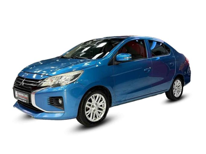 مستعملة Mitsubishi Attrage أنا فيس ليفت, 1.2 l, 2021 في في الإمارات, دبي من Kamdhenu Cars، اللون أزرق. مواصفات الخليج | AUTO.AE | إعلان #283663