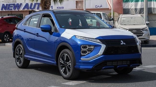 جديدة ⁦Mitsubishi Eclipse Cross أنا فيس ليفت، 1.5 l، 2026⁩ في في الإمارات, دبي من NEW AUTO FZCO، اللون أزرق. مواصفات الخليج | AUTO.AE | إعلان #288668