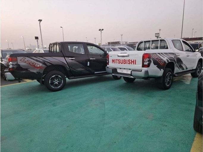 New Mitsubishi L200 V Facelift, 2.4 l, 2023 in Dubai by Mohamed Hakim Motors, White color. GCC Specs | AUTO.AE