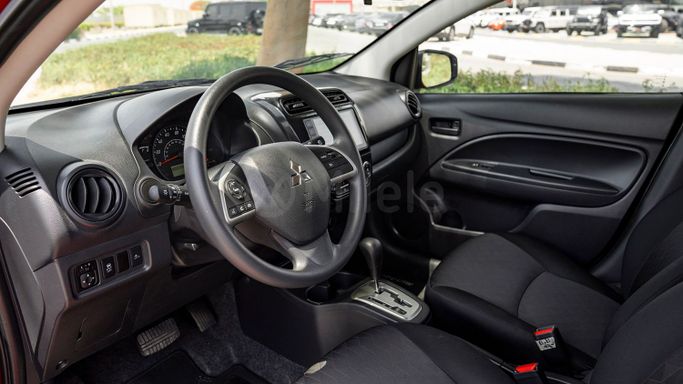 New Mitsubishi Mirage VI Facelift 2, 1.2 l, 2024 in Dubai by Milele, Red color. Other | AUTO.AE