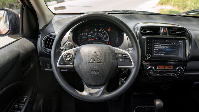 New Mitsubishi Mirage VI Facelift 2, 1.2 l, 2024 in Dubai by Milele, Red color. Other | AUTO.AE