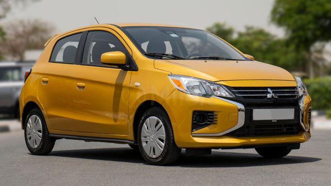 Подержанный Mitsubishi Mirage VI Рестайлинг 2, 1.2 л, 2024 в Дубае от Milele Желтый цвет. Other | AUTO.AE