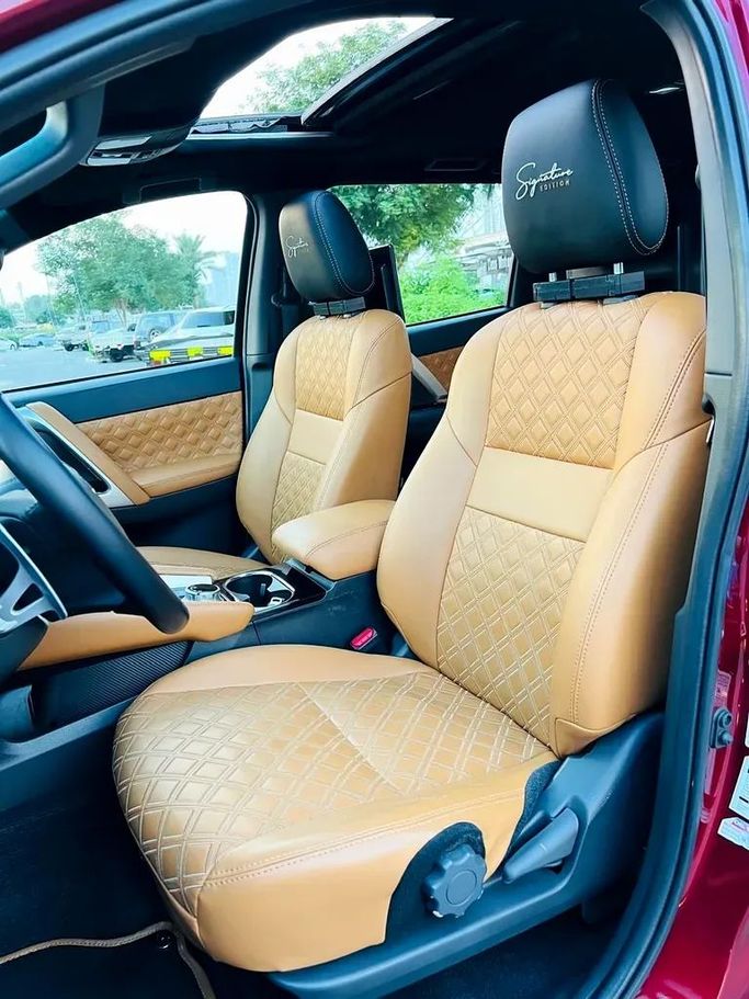 Подержанный Mitsubishi Montero Sport III Рестайлинг, 3.0 л, 2021 в Дубае от First Choice Motors Красный цвет. GCC | AUTO.AE