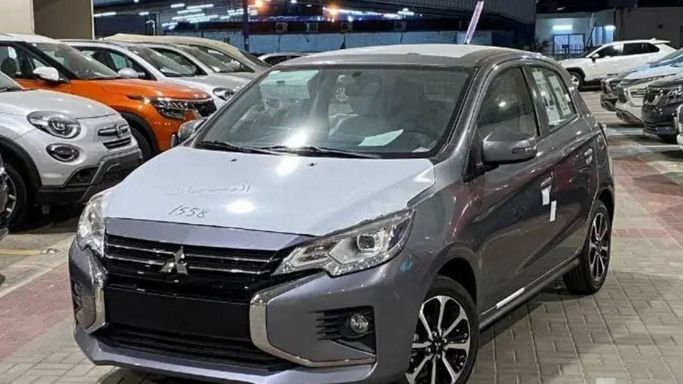 New Mitsubishi Space Star II Facelift 2, 1.2 l, 2023 in Dubai by Mohamed Hakim Motors, Grey color. GCC Specs | AUTO.AE
