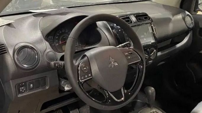 New Mitsubishi Space Star II Facelift 2, 1.2 l, 2023 in Dubai by Mohamed Hakim Motors, Grey color. GCC Specs | AUTO.AE