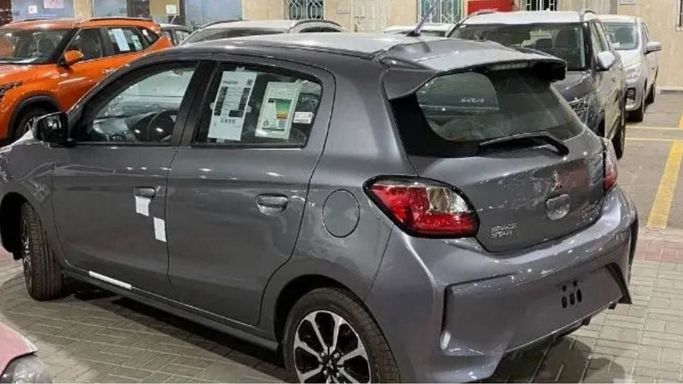 New Mitsubishi Space Star II Facelift 2, 1.2 l, 2023 in Dubai by Mohamed Hakim Motors, Grey color. GCC Specs | AUTO.AE