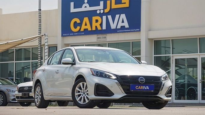 Used Nissan Altima VI (L34) Facelift, 2.5 l, 2023 in Dubai by Cariva Used Cars , White color. GCC Specs | AUTO.AE
