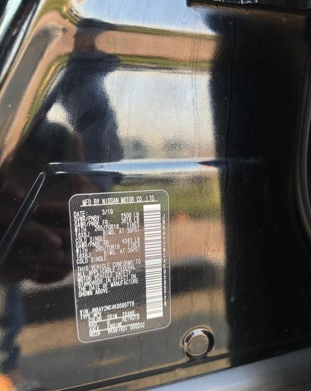 Подержанный Nissan Armada II, 5.6 л, 2019 в Дубае от Alhamd Motors Черный цвет. Американская | AUTO.AE