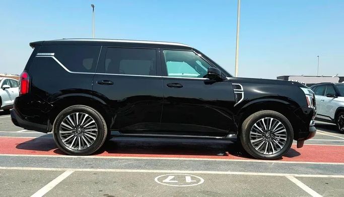 New Nissan Armada III, 3.5 l, 2025 in Dubai by Valcor Auto, Black color. Canadian Specs | AUTO.AE