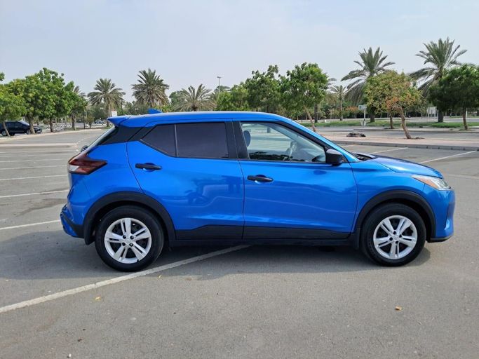 Nissan Kicks I Facelift, 2022  suv 5 dr. for rent in Dubai by more rent a car, blue color | AUTO.AE