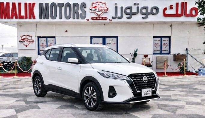 مستعملة Nissan Kicks أنا فيس ليفت, 1.6 l, 2022 في في دبي من MALIK MOTORS، اللون أبيض. أخرى | AUTO.AE | إعلان #243790
