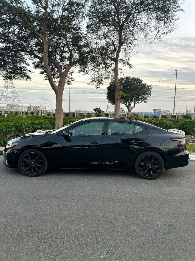 Used Nissan Maxima VIII (A36) Facelift, 3.5 l, 2020 in Dubai by First Choice Motors, Black color. GCC Specs | AUTO.AE